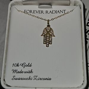 10k Gold Hasma Necklace NWT